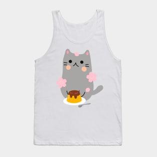 Pudding cat Tank Top